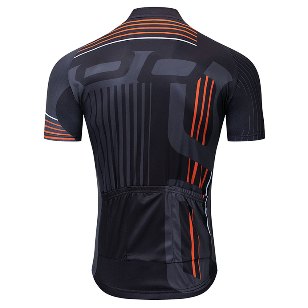 Short Cycling Jersey Road Jacket Bicycle MTB Bike XCO Shirt Gray