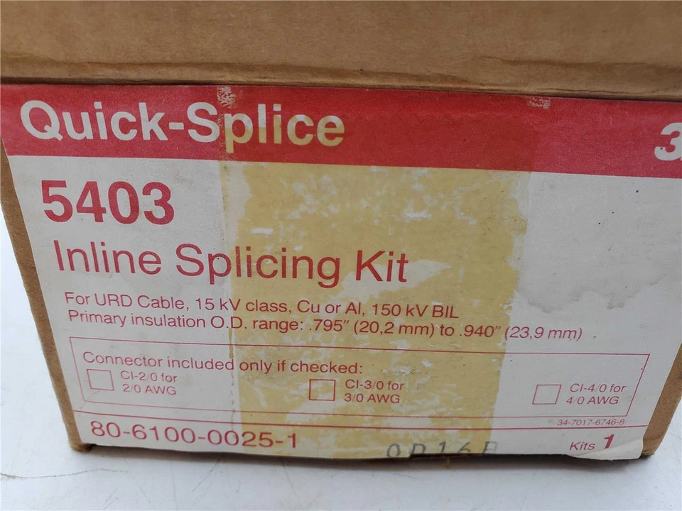 3M Cable Insulation 5403, .795 in-.940 in - Image 3 of 3