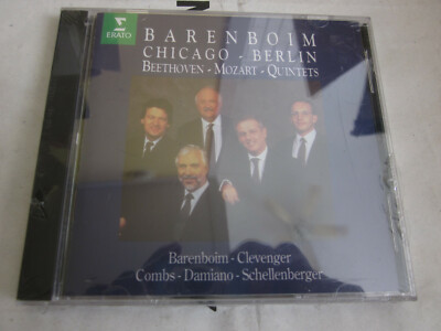 B NEW BARENBOIM CD CHICAGO BERLIN BEETHOVEN MOZART QUINTETS ERATO SEALED
