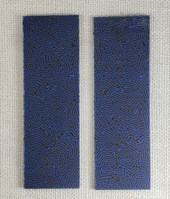 CRAZY FIBER ABYSS (2) .250 CRAZYFIBER KNIFE HANDLE SCALES 1.6 X 5.6 (Y)