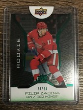 Filip Zadina 2019-20 UD Buybacks EMERALD Rookies Base SP #24/25 C'D #41