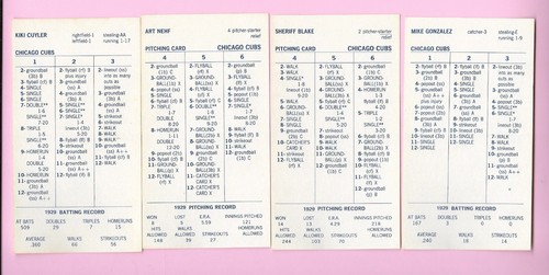 Vintage All-Time Greatest Teams Strat-o-Matic Baseball Team Karten - Bild 29 von 201