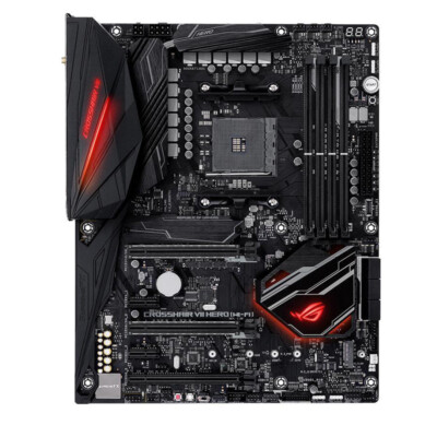 For ASUS Crosshair VII Hero (Wi-Fi) AM4 AMD X470 SATA 6Gb/s ATX Motherboard