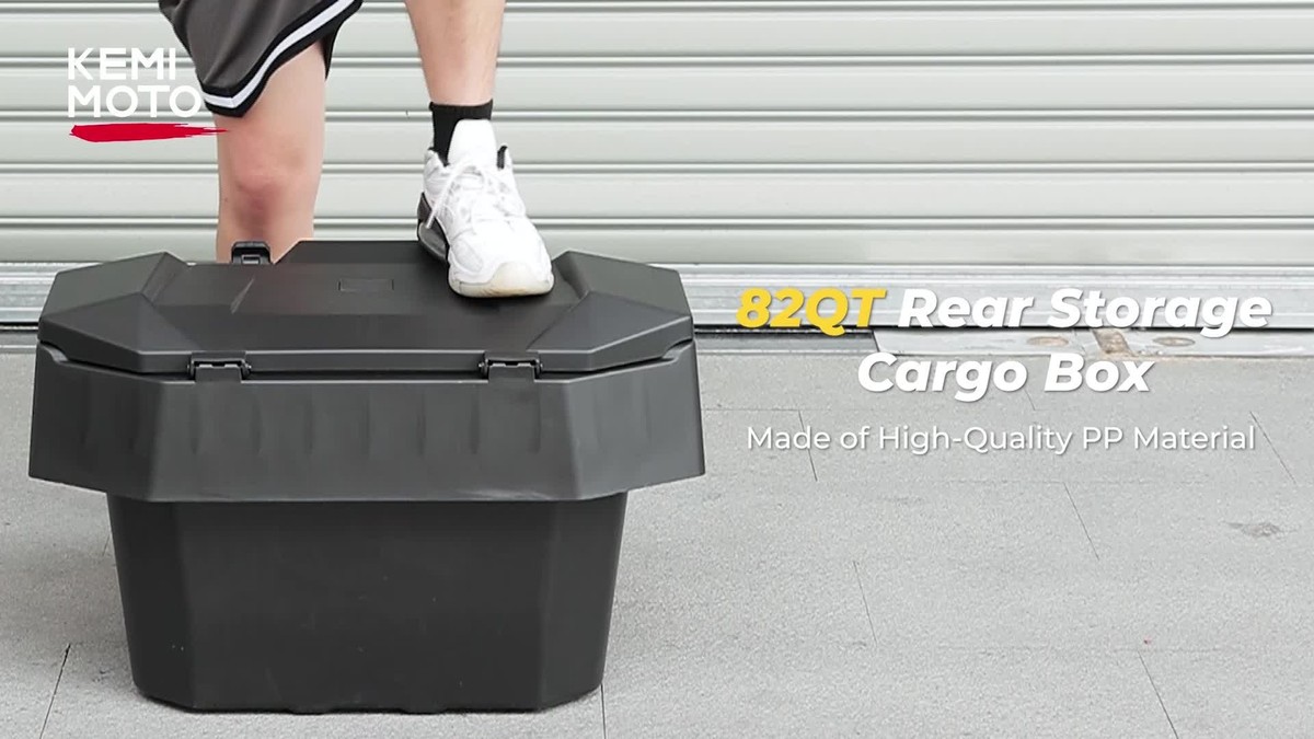 55QT+ 82QT Rear Cargo Storage Box for 2024-2026 Polaris RZR XP