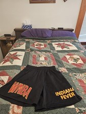 INDIANA FEVER WNBA REPLICA BASKETBALL SHORTS SIZE MEDIUM BRAND NEW NEVER WORN 