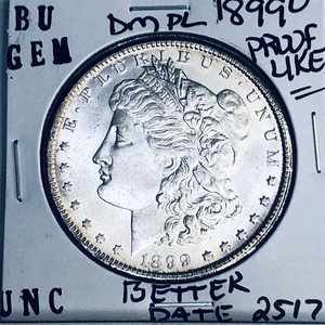 1899 O BU GEM MORGAN SILVER DOLLAR UNC MS+++ U.S. MINT RARE COIN 2517