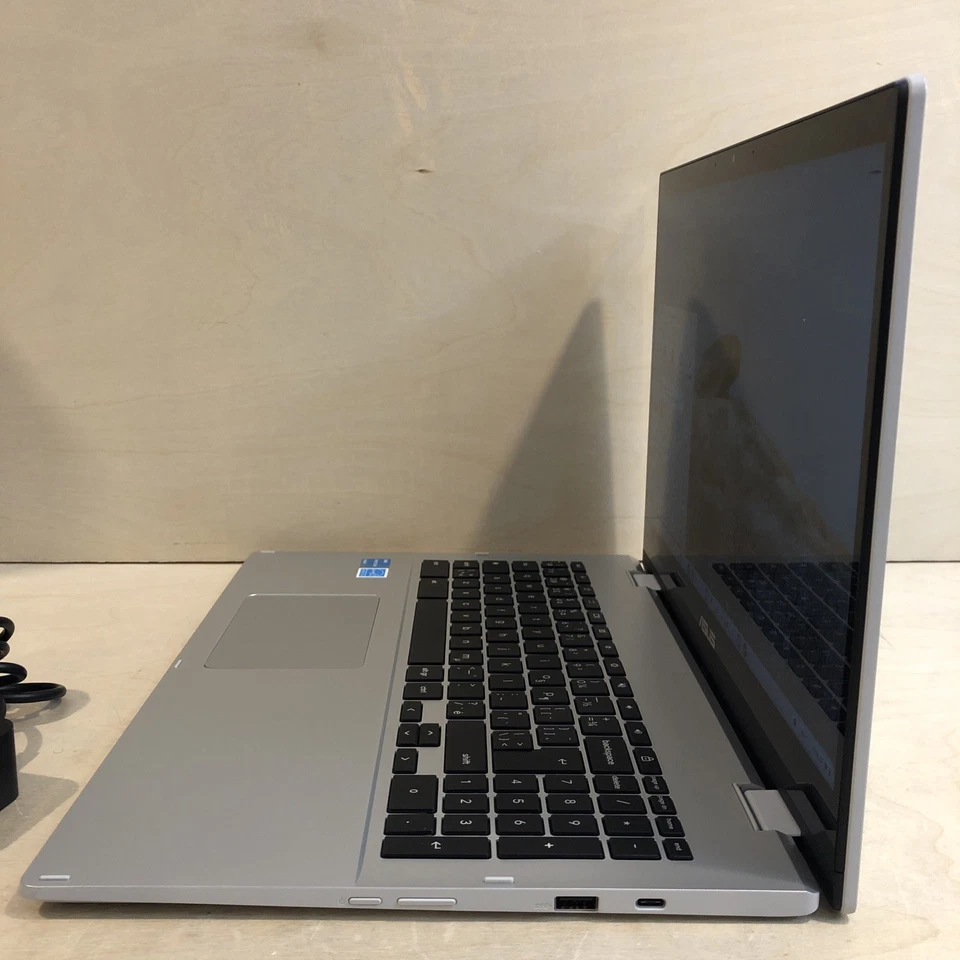 ASUS Chromebook CX1 CX1500 15.6'' Intel N6000 128GB eMMC 8GB RAM ChromeOS Silver - Image 4 of 4