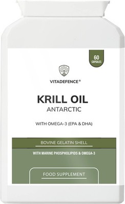 Krillöl Antarktis | 500 mg mit EPA, DHA & Astaxanthin - 60