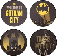 Gadget - Dc Comics: Half Moon Bay - Gotham City (Ceramic Coaster Set Of 4 / Set