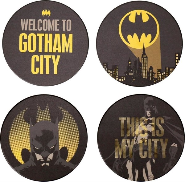 Gadget - Dc Comics: Half Moon Bay - Gotham City (Ceramic Coaster Set Of 4 / Set-image