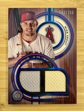 Mike Trout 2025 Topps Tribute Dual Relic Card /150