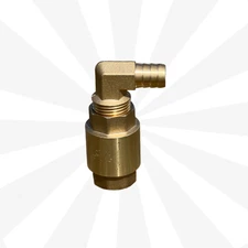 1/2” Brass Check Valve for Wind, Solar & Electric Pond Aerator Diffuser Aeration