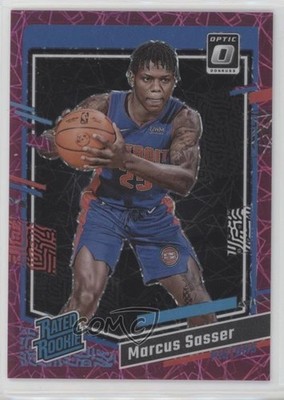 2023 Donruss Optic Rated Pink Velocity Prizm 8/79 Marcus Sasser Rookie RC 1l8n