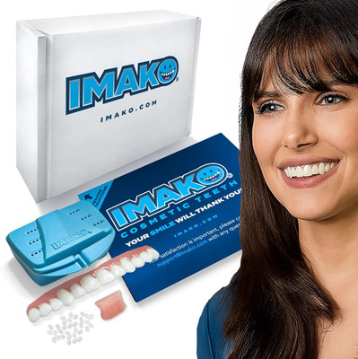 Premium Cosmetic Uppers - 1 Pack - Large, Natural White - DIY Smile Makeover - M