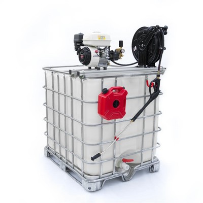 IBC-MASTER: mobiler Hochdruckreiniger mit Wassertank - HONDA  5,5PS  200 bar