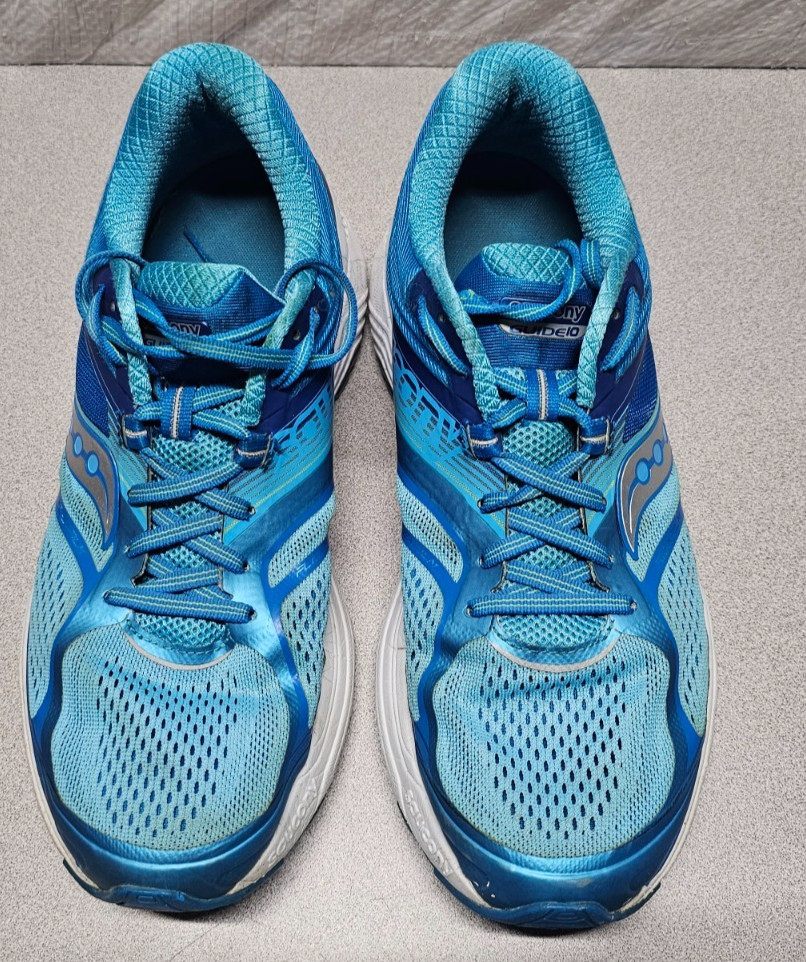 Saucony Guide 10 Everun Womens Running Shoes Size 11.5 Blue Aqua Silver S10350-1 thumbnail 5