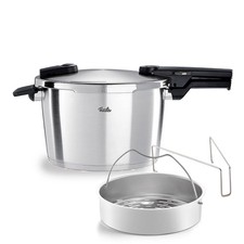 FISSLER Schnellkochtopf VITAQUICK PREMIUM 26 cm 8,0 Liter mit gelochtem Einsatz