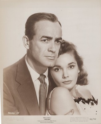 Felicia Farr + Mark Stevens in Time Table (1956)   Vintage Hollywood Photo 889K