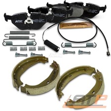 BREMSE BREMSEN SATZ SET KIT MIT VWK+BREMSBACKEN HINTEN FÜR BMW 3-ER E36 316-328