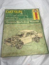 Haynes Datsun 510 and PL 521 pickup 1968 through 1973 automotive repair manual