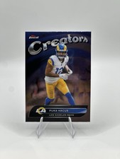 Topps Finest 2025 Puka Nacua Creators Insert #CR-18 Los Angeles Rams NFL
