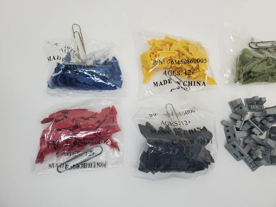 2008 Risk Board Game Parts Replacement Pieces Arrows Dices Factories - Image 2 of 3