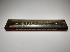 Vintage HARMONICA NIGHTINGALE Made in US ZONE GERMANY