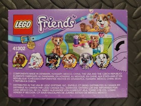 LEGO FRIENDS 41302: Puppy Pampering, New and Factory Sealed, Retired In 2017