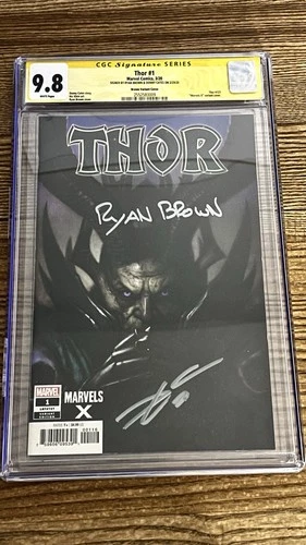 🔑 Thor #1 CGC 9.8 SS Donny Cates And Ryan Brown