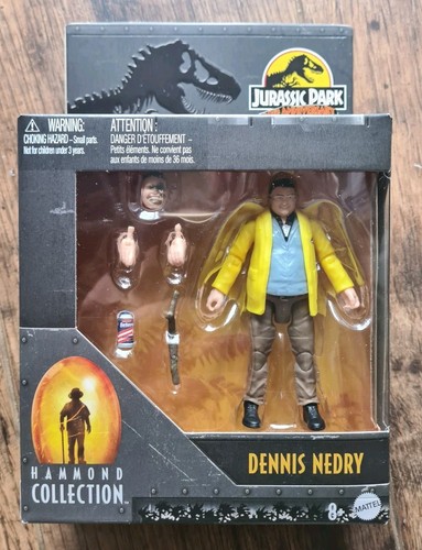 Mattel Jurassic Park Amber Collection Dennis Nedry Hammond Sammlung