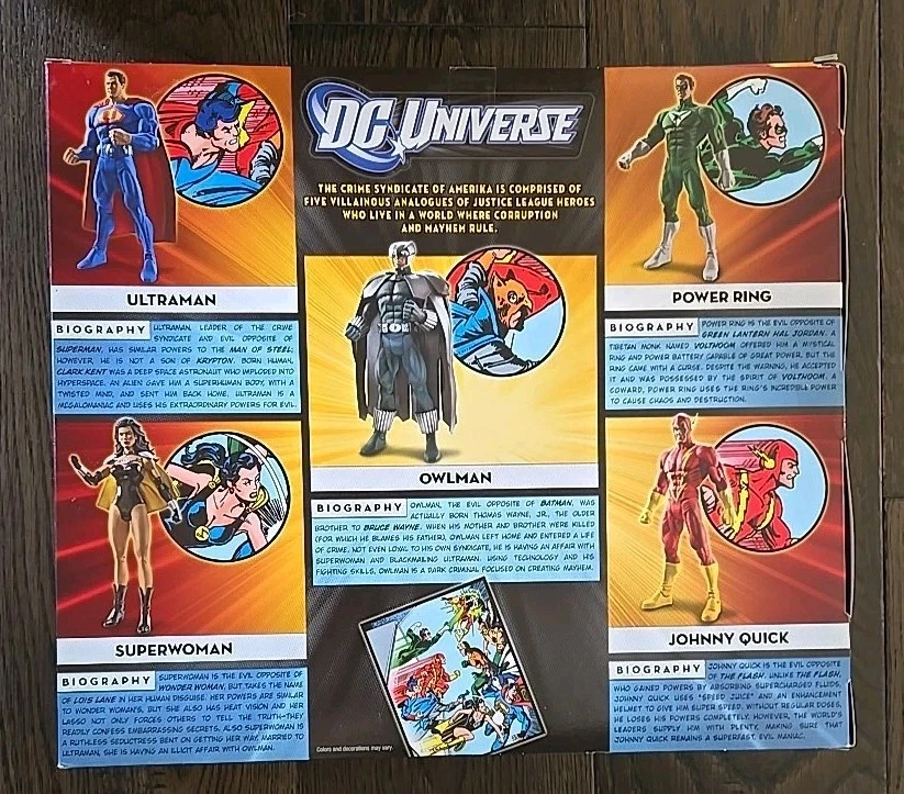 DC Universe Классика Walmart Эксклюзив Преступный Синдикат - Изображение 2 из 3