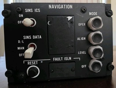A 6 Intruder Navigation Control Panel - US Navy Cockpit A6 Jet USN