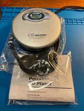 Vintage Sony Walkman CD Player D-EJ616CK With Headphones, Tested Working