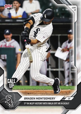 #ad Braden Montgomery Call Up Walk Off HR Debut 2026 MLB Topps NOW Card 311 PRESALE $5.95