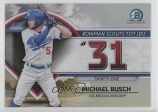 2023 Bowman Bowman Scouts Top 100 Michael Busch #BTP-31 yf0