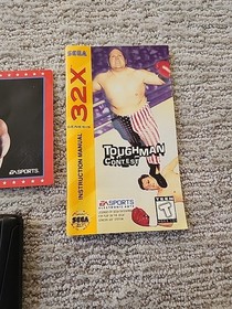 Toughman Contest (Sega 32X, 1995) Complete CIB With RARE Card