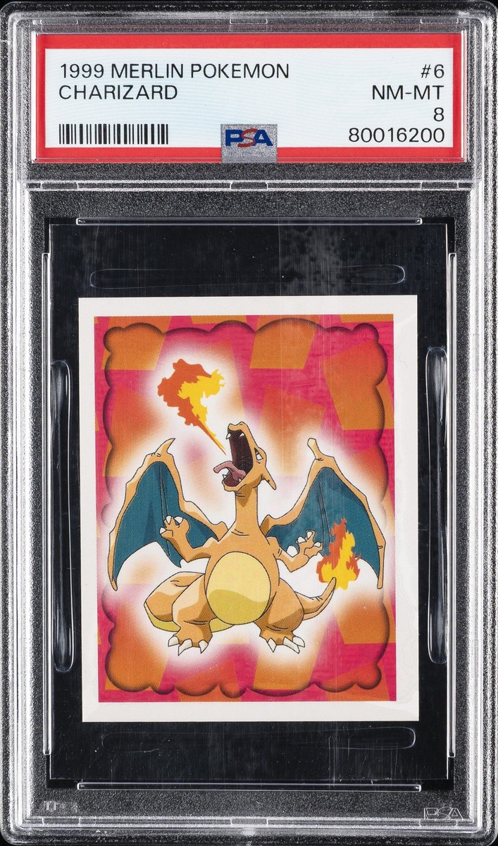 1999 MERLIN POKEMON #6 CHARIZARD PSA 8 | eBay