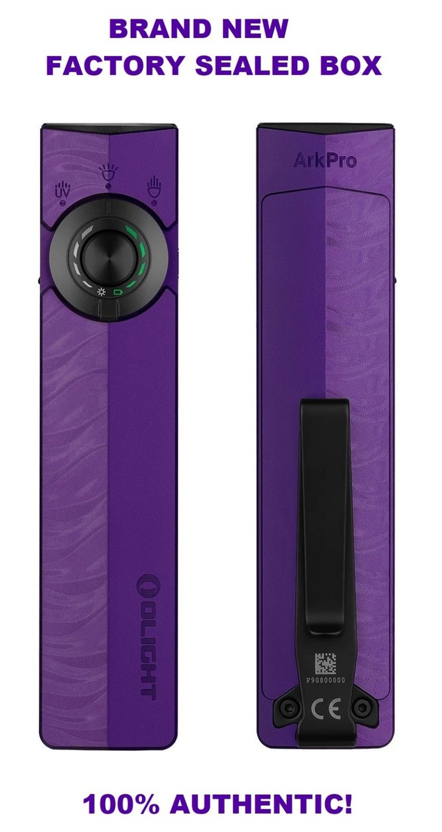 NEW* Olight ArkPro NEBULA VIOLET Flashligh Flat Unibody EDC 4