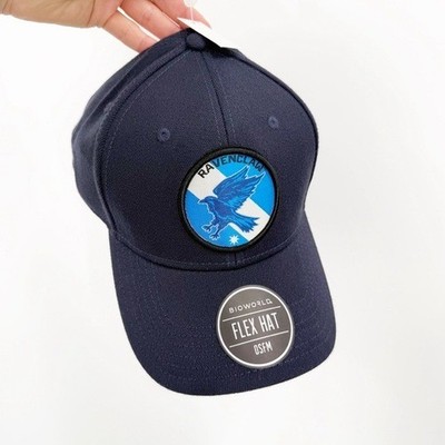 Bioworld NWT Harry Potter Ravenclaw House Hat Blue Hogwarts Wizard OSFM Flex Fit