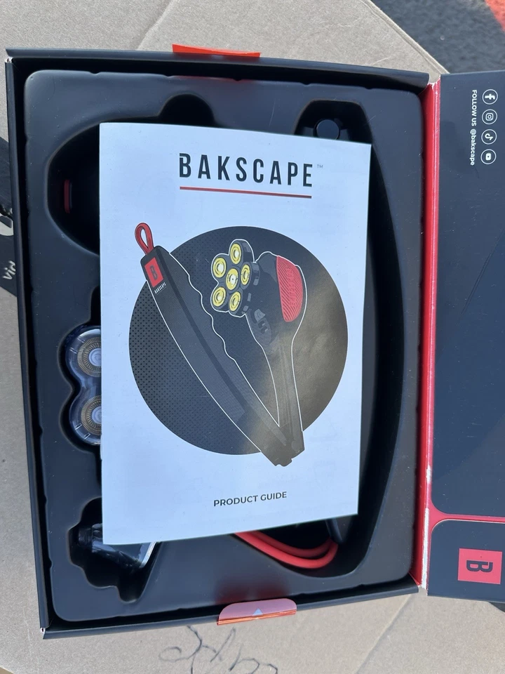 Bakscape Mens Shave Kit Bak Shaver Trimmer Accessories Bak Kit NEW SEALED! - Image 3 of 4