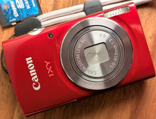 N MINT Canon IXY 150 Power Shot ELPH 160 Compact Digital Camera 20.0MP Japan Red
