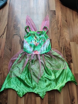KINDER TINKERBELL KOSTÜM / Original Disney Feen Kleid + Flügel Karneval Fasching