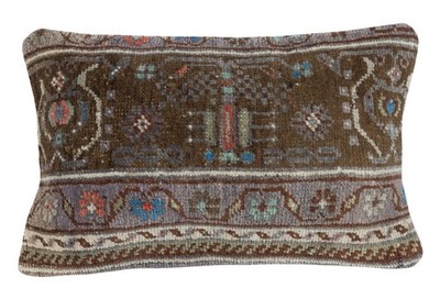 13''x20'' Vintage Toss Pillow Cover. Decorative Handmade Turkish Rug Cushion Cover
