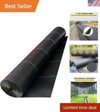 Driveway Fabric, 13x108ft Commercial Grade Landscape Fabric, Garden Weed Barr...