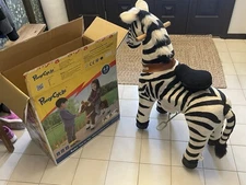 Pony Cycle Ride On Toy - Zebra Original Model Age 4-9 / N4012 / Original Box