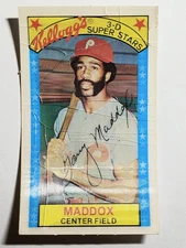 1979 Kellogg's #16 Garry Maddox (POOR)