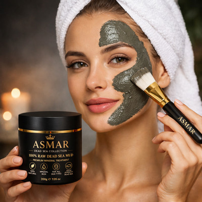 Dead Sea Mud Mask for Acne & Blackheads   100% Natural Mineral Mud   Face & Body