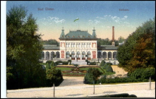 BAD ELSTER alte Postkarte Verlag Brück & Sohn um 1910 Ansichtskarte, Postcard - Bild 1 von 1