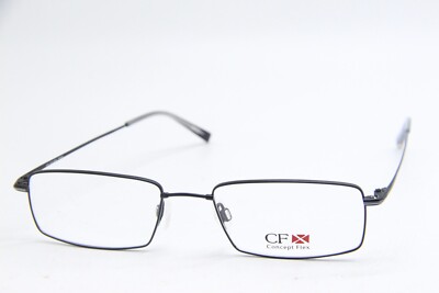 NEW CHARMANT CONCEPT FLEX CFX 11604 COLOR-BK BLACK AUTHENTIC EYEGLASSES 55-19