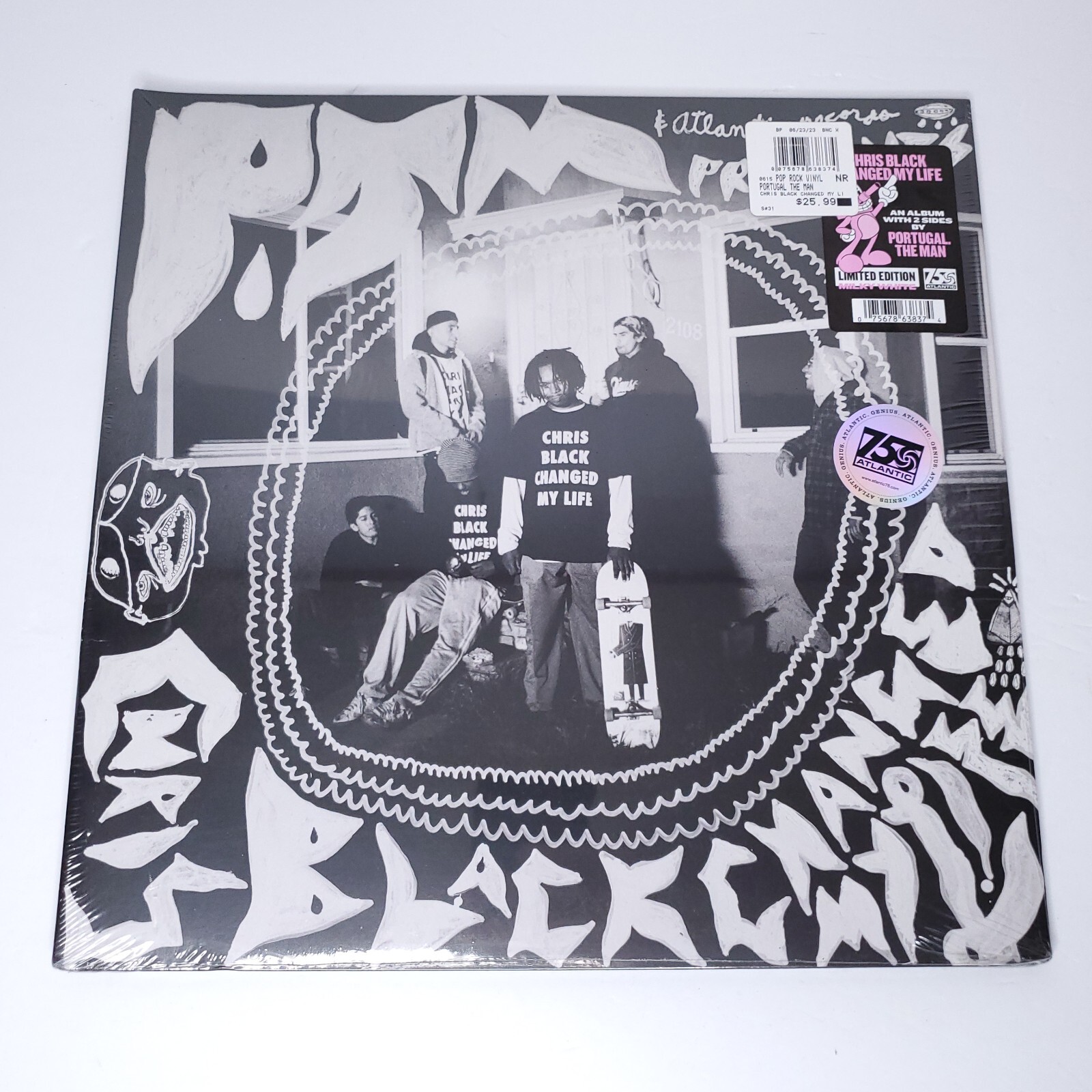 Португалия the Man Крис Блэк изменил мою жизнь Виниловая пластинка молочно белого цвета Запечатана